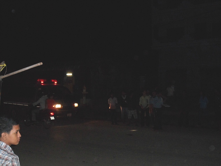 캄보디아 시엠립 소폰빌라 게스트하우스 - 캄보디아 야간 교통사고 현장