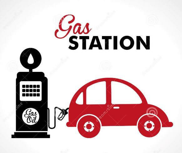 주유소 gas station 