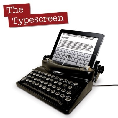 기발한 iPad용 타자기, 타이프라이터 - The Typescreen