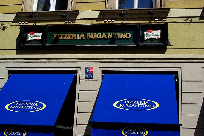 [프라하#10] 프라하에서 처음 들어가본 식당에서 피자를 Pizzeria Rugantino