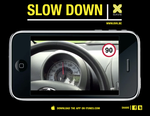안전 운전을 하게 해주는 무료 아이폰 어플 - Slow Down
