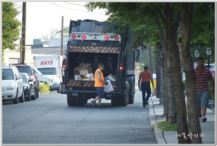 좌충우돌 미국여행,미국에서는 쓰레기 분리수거를 하지 않는다