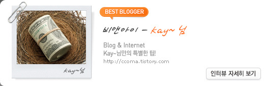 블로그와 인터넷, Kay~님만의 특별한 팁!