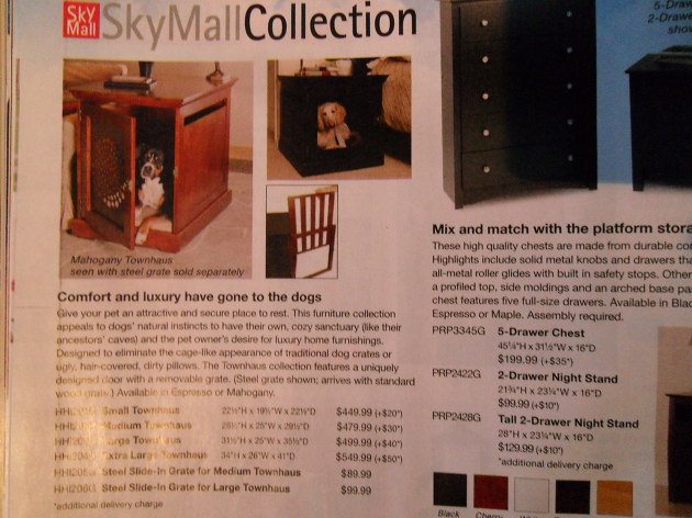 미국 국내선 쇼핑 카달로그의 이색 제품들 - 2012 뉴욕여행 5