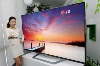 LG전자 84인치 3D UDTV 세계 최초 출시 . 시판되는 제일 큰 TV , UD급 제일 선명한 TV .