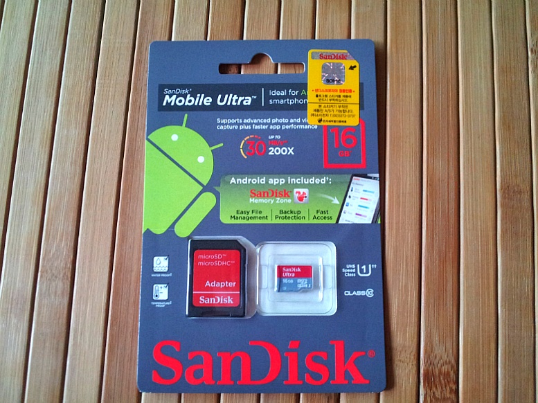 Micro SD카드 - 샌디스크(Sandisk) 16GB