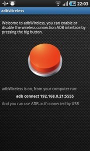 안드로이드폰에서 USB연결 없이 ADB 콘솔 사용하기 - adbWireless