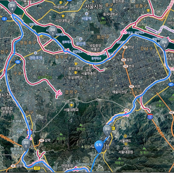 서울 자전거 코스 - 하트코스