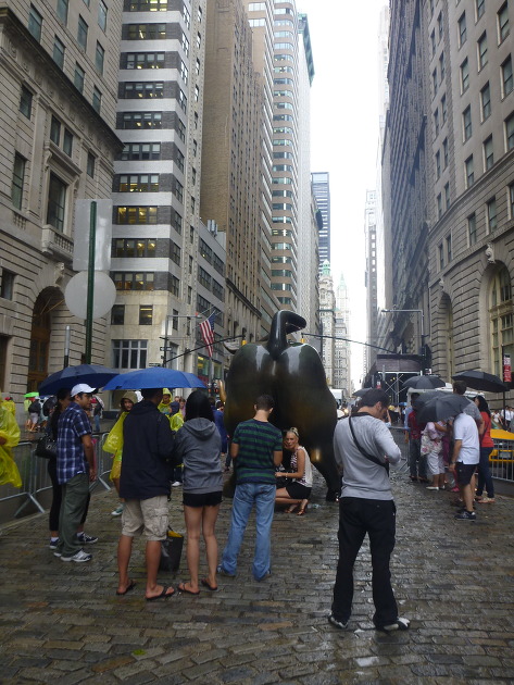 꼭 봐야할 것 같은 뉴욕의 상징 2개: 수소 동상, 트리니티 교회 - 2012 뉴욕여행 12