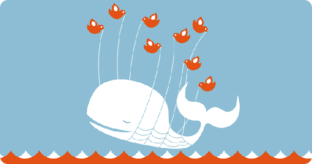 접속장애시 나타나는 트위터 고래