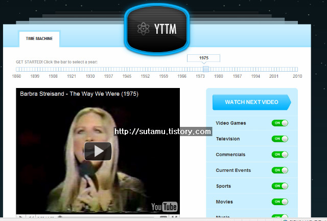 Youtube를 이용한 타임머신 - YTTM