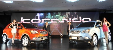 쌍용자동차, 중국에 ‘코란도 C’ 가솔린 모델 출시