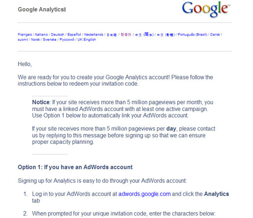 Google Analytics 시동... 제 블로그도 Google이 통계내줍니다.