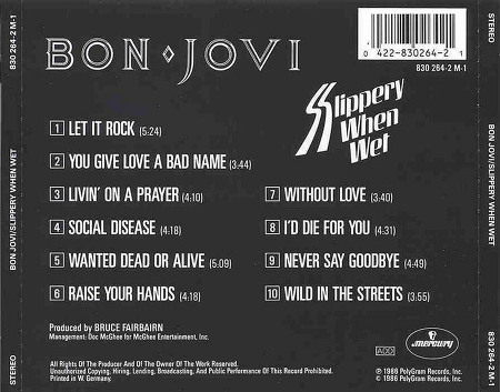 Bon Jovi - Livin' On A Prayer / You Give Love A Bad Name [Live] [가사/듣기/영상]