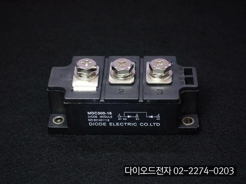 [판매중] MDC300-16 B타입 (300A 1600V , 다이오드모듈 DIODE MODULE)