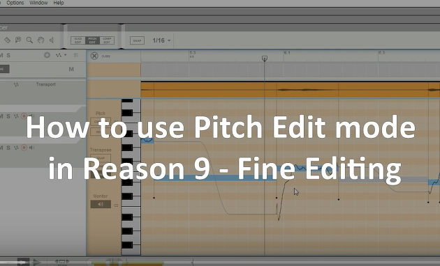 [리즌강좌] How to use Pitch Edit Mode in Reason 9(Second) - 리즌9의 피치에딧모드 알아보기 두번째 시간