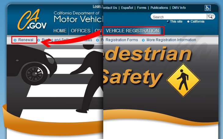 캘리포니아에서 자동차 등록 갱신을 인터넷으로 편하게 하자 (Vehicle Registration Renewal ,DMV California, Online)