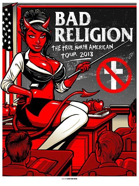 Bad Religion, True North American Tour Poster, 2013