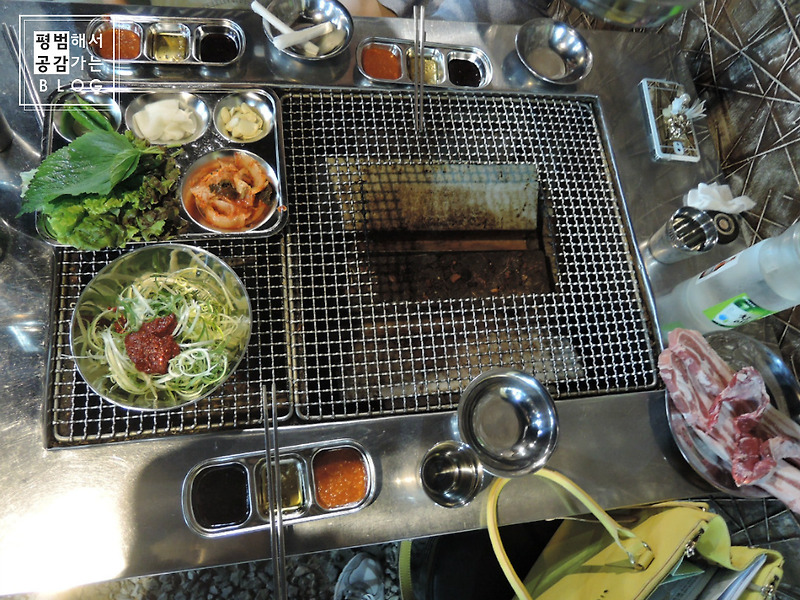성남 태평동 맛집 캠핑 분위기 삼겹살 식당