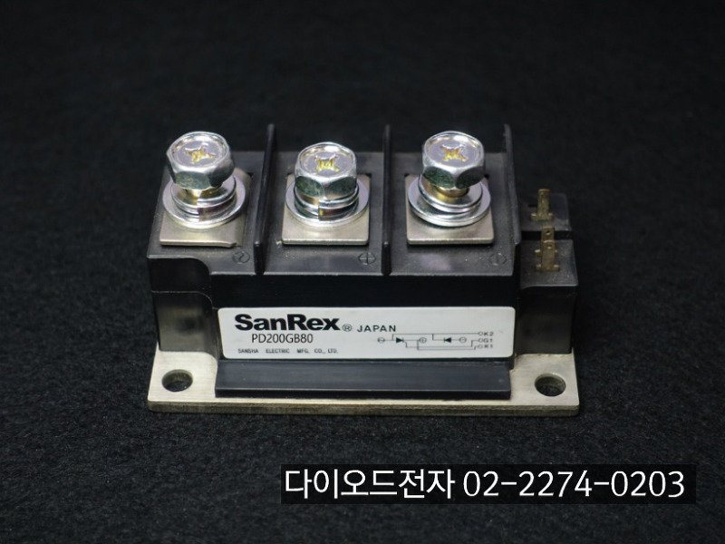 [판매중 SANREX] PD200GB80 / PD200HB160 , 200A 800V / 1600V DIODE+SCR모듈