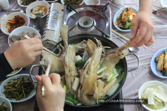 철마산 하산후 먹은 닭백숙 - 등산후기/오남청수원 맛집/음식