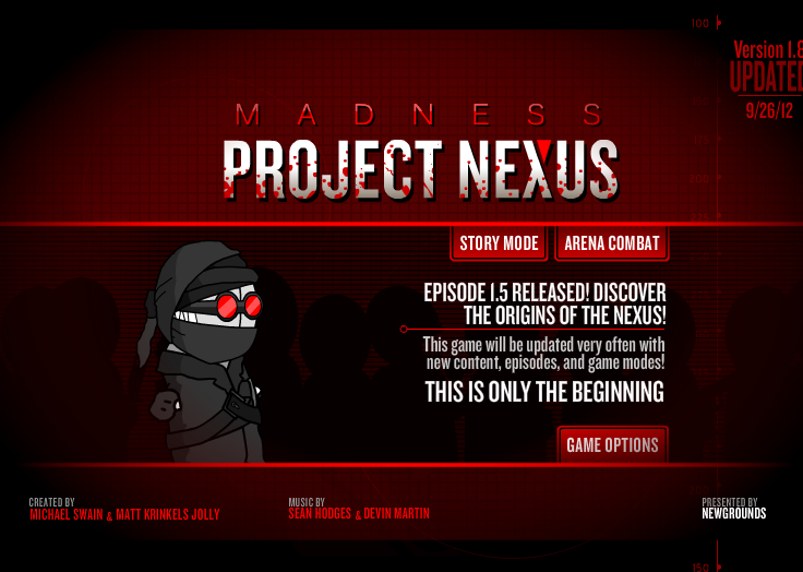 매드니스 컴뱃 프로젝트 넥서스 1.8 좀비 모드 최신버전 (madness : project nexus 1.8) 레바의 모험에 버금 가는 플래시게임 추천