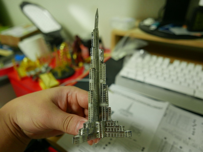 3D Metal block,  두바이 부르즈할리파(Burj Khalifa) 동영상포함