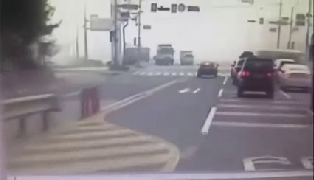 서산시 신호위반 레미콘 교통사고 블랙박스 동영상
