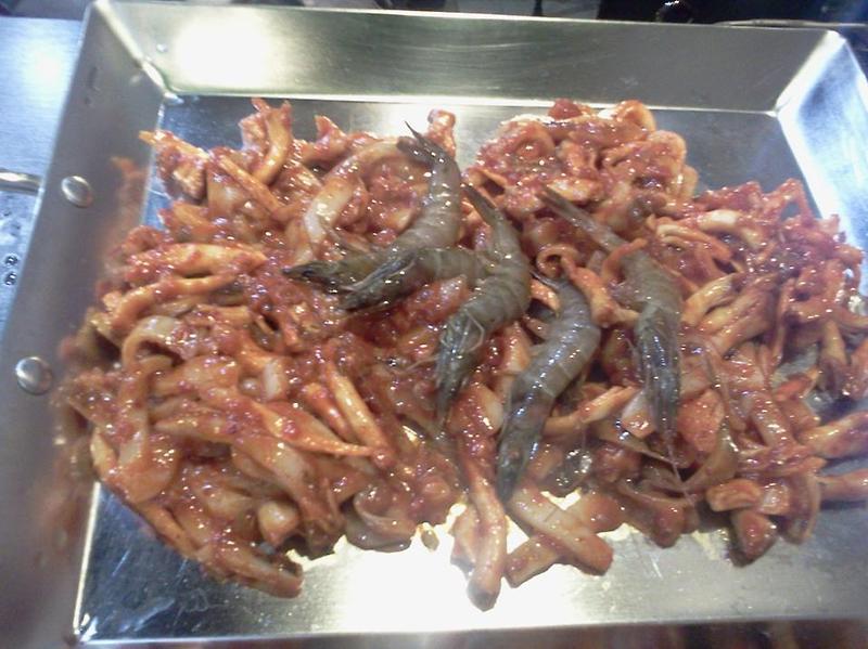 [가락동 맛집] 오징어버섯 불고기 & 장수 생막걸리 from 도봉양조장