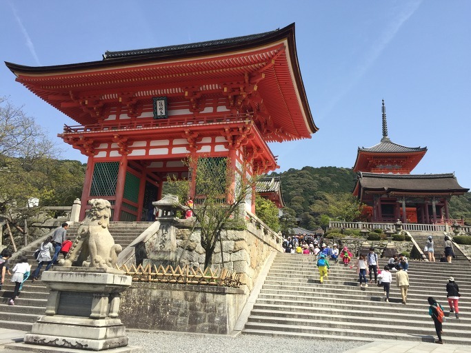 전망 좋고 건축이 인상적인 기요미즈데라(淸水寺) - 2015 오사카·교토 여행 5