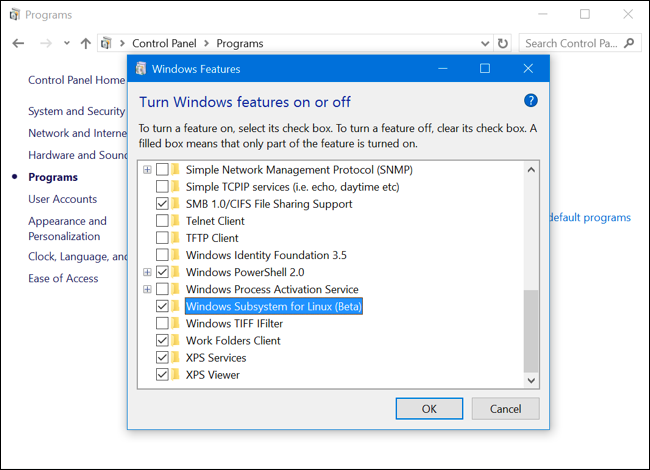 Windows 10 New Bash Shell 설치