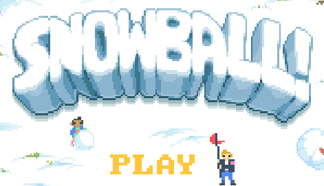 [스노우볼]겨울버전 핀볼 게임하기