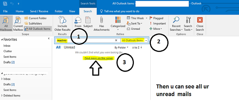 [Outlook 2013] How to fix the wrong number of unread emails flag in Outlook 2013?