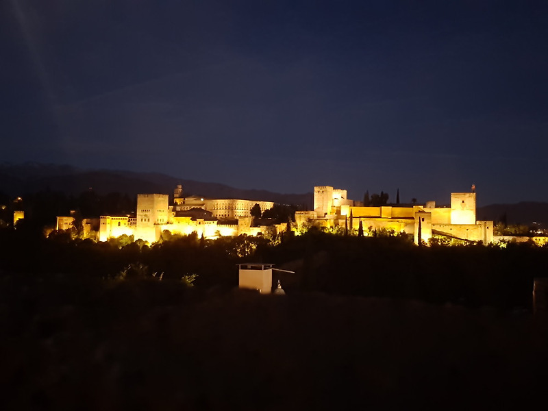 유럽-스페인 그라나다 여행::알함브라 궁전 야경, 알바이신 지구