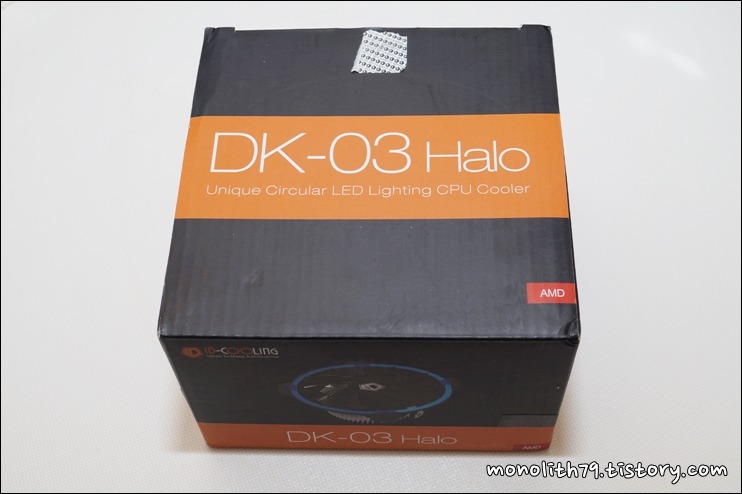 저렴한 LED링팬 CPU쿨러 DK-03 HALO RED-AMD