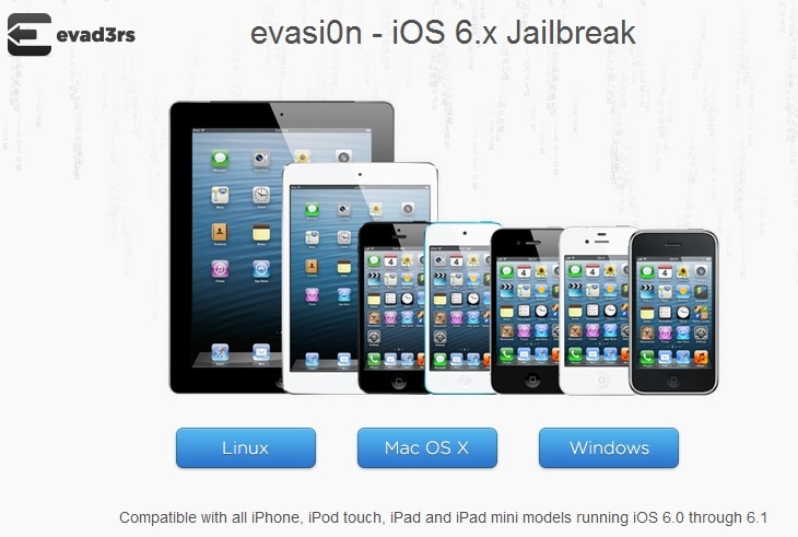 iOS6 탈옥 아이패드/아이패드 미니/아이팟터치/아이폰 탈옥툴 다운