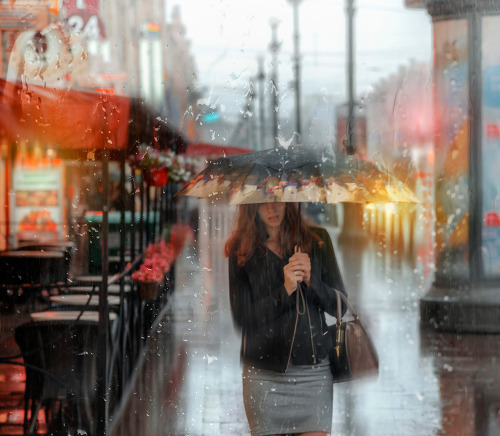 세인트 피터스 버그 배경화면, 바탕화면, 비, 여름, 여자, 우산