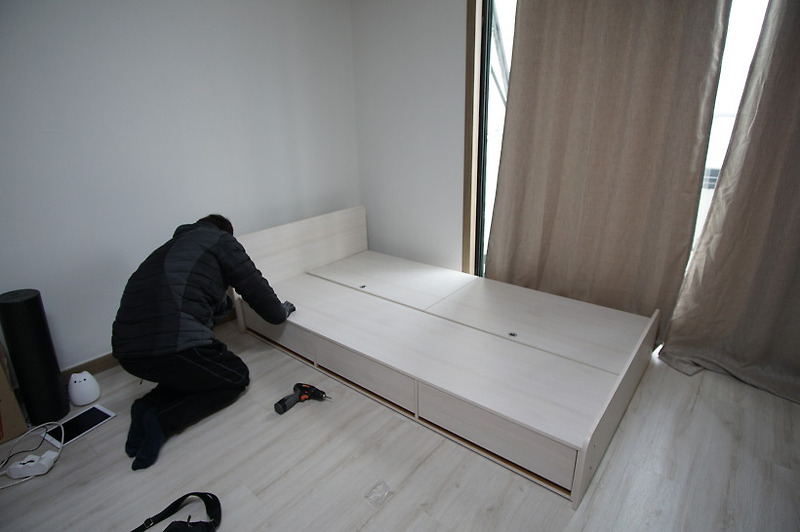 파로마 침대 구매 후기 :: 로벤Ⅱ 멀티수납형침대 + 프렌들리 라텍폼스 20T