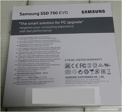 PC 업그레이드 최선 삼성 노트북 SSD 750 EVO 개봉기