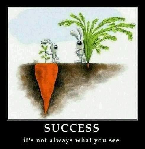 성공, 눈에 보이는 게 다가 아니다.