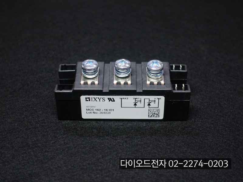 [IXYS] MCC162-16 io1 (162A 1600V , SCR MODULE)