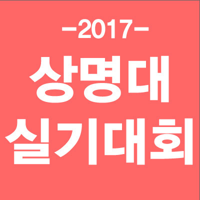 상명대 실기대회 [2017] 정보