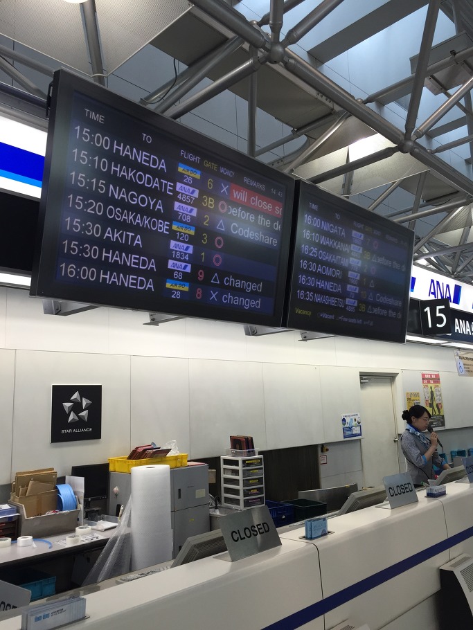 예정에 없던 국내선 항공 이용, 삿포로 → 하코다테 - 2015 홋카이도(삿포로) 여행 3