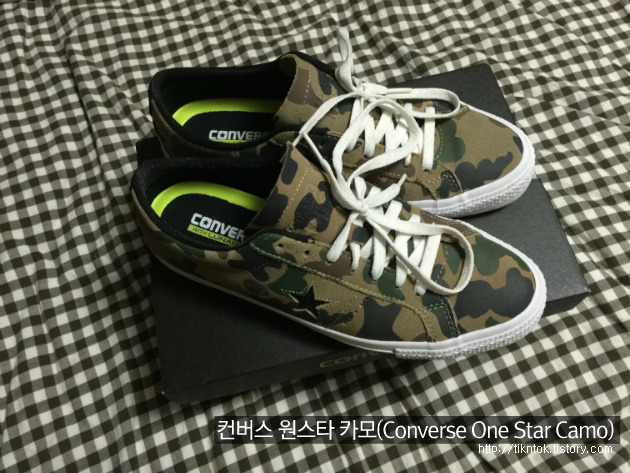 컨버스 원스타 카모(Converse OneStar Camo) 색상 신발 구매후기!