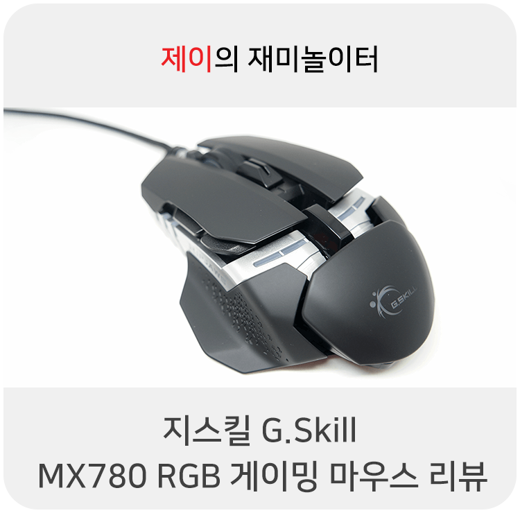 지스킬 G.Skill MX780 RGB 게이밍 마우스 리뷰