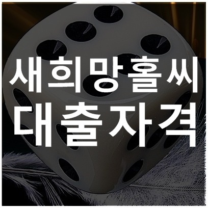 새희망홀씨 대출 조건 햇살론 중복대출 가능할까