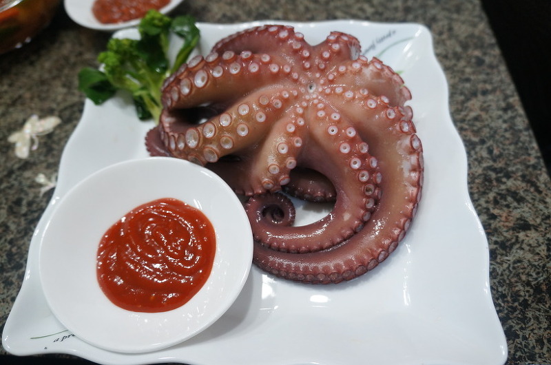 I had octopus dishes