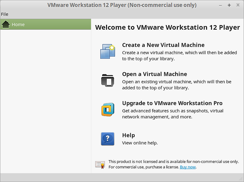Ubuntu 16.04에 VMware Workstation Player설치하고 windows 설치하기