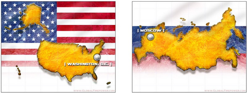 미국 VS 러시아, 군사력 비교