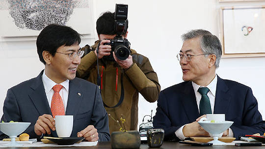 한국 대선 지지율 충남 지사와 총리가 2위 다툼